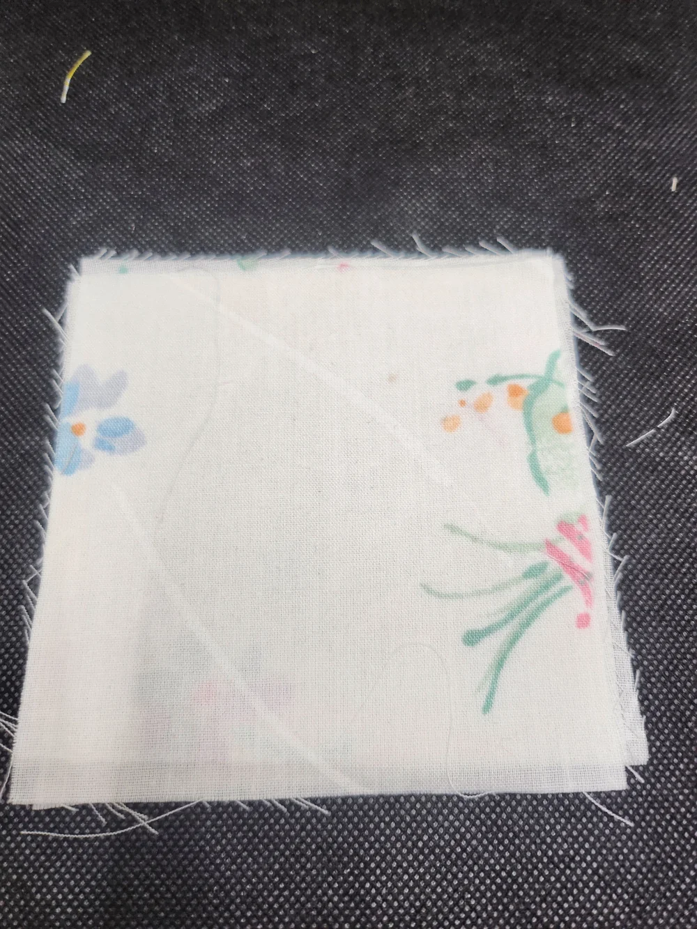 3 4.50 inch precut cotton fabric squares; great for quilting and crafting